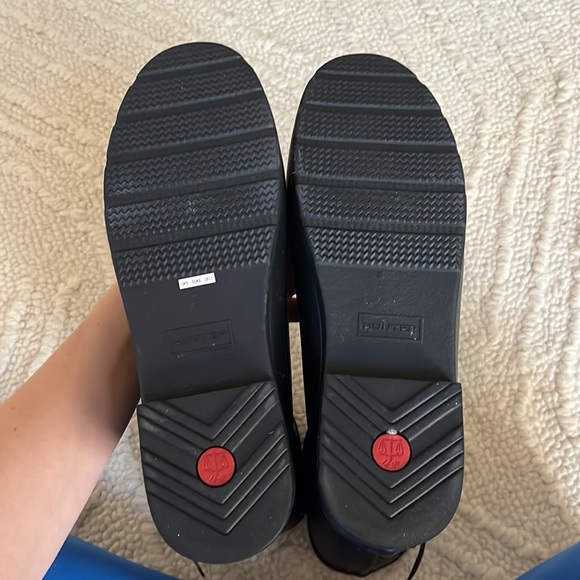 Hunter Original Refined Short Black Rainboot Size 11 - Picture 6 of 6